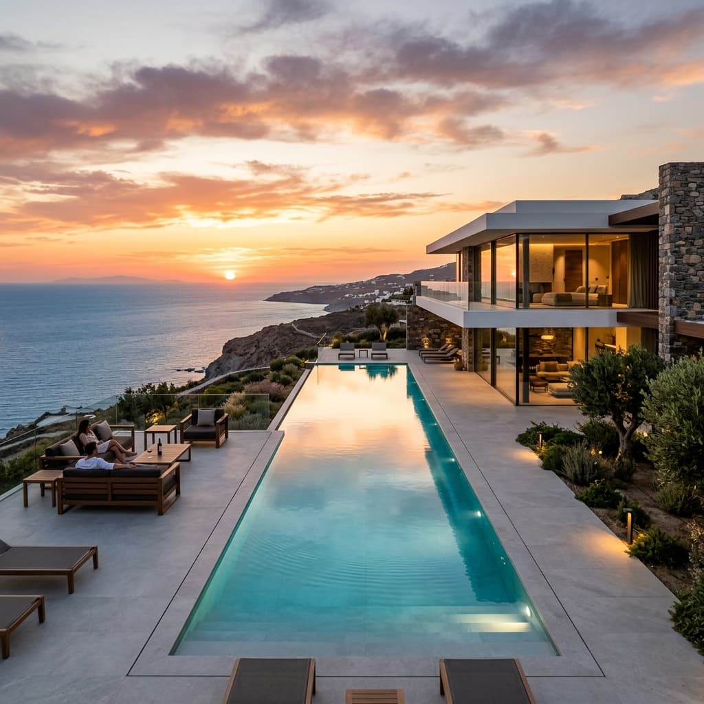 Luxury custom swimming pool design and construction in Lagos, Nigeria