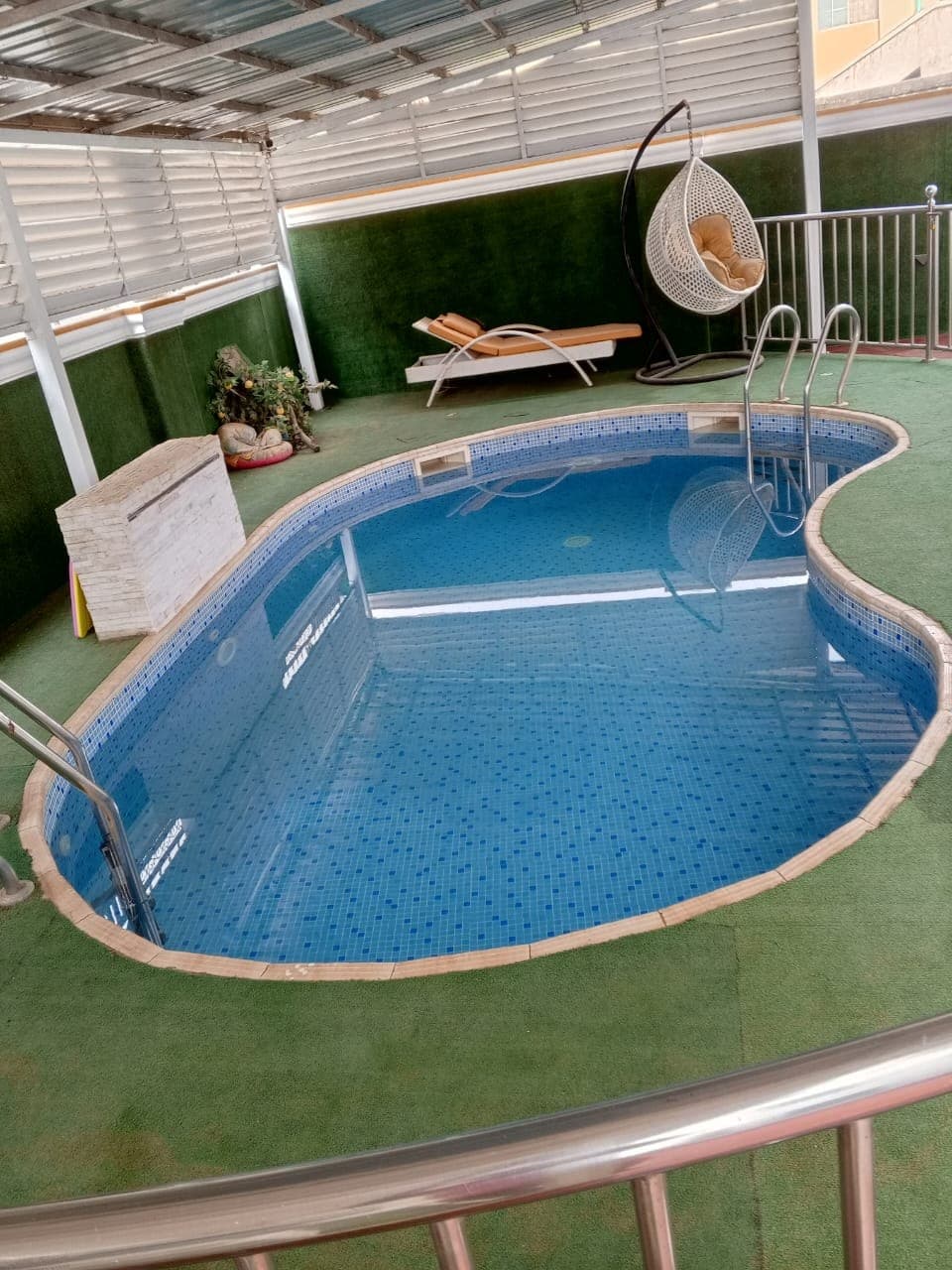 The Sapphire Emblem - custom swimming pool in Grammar School, Berger, Lagos