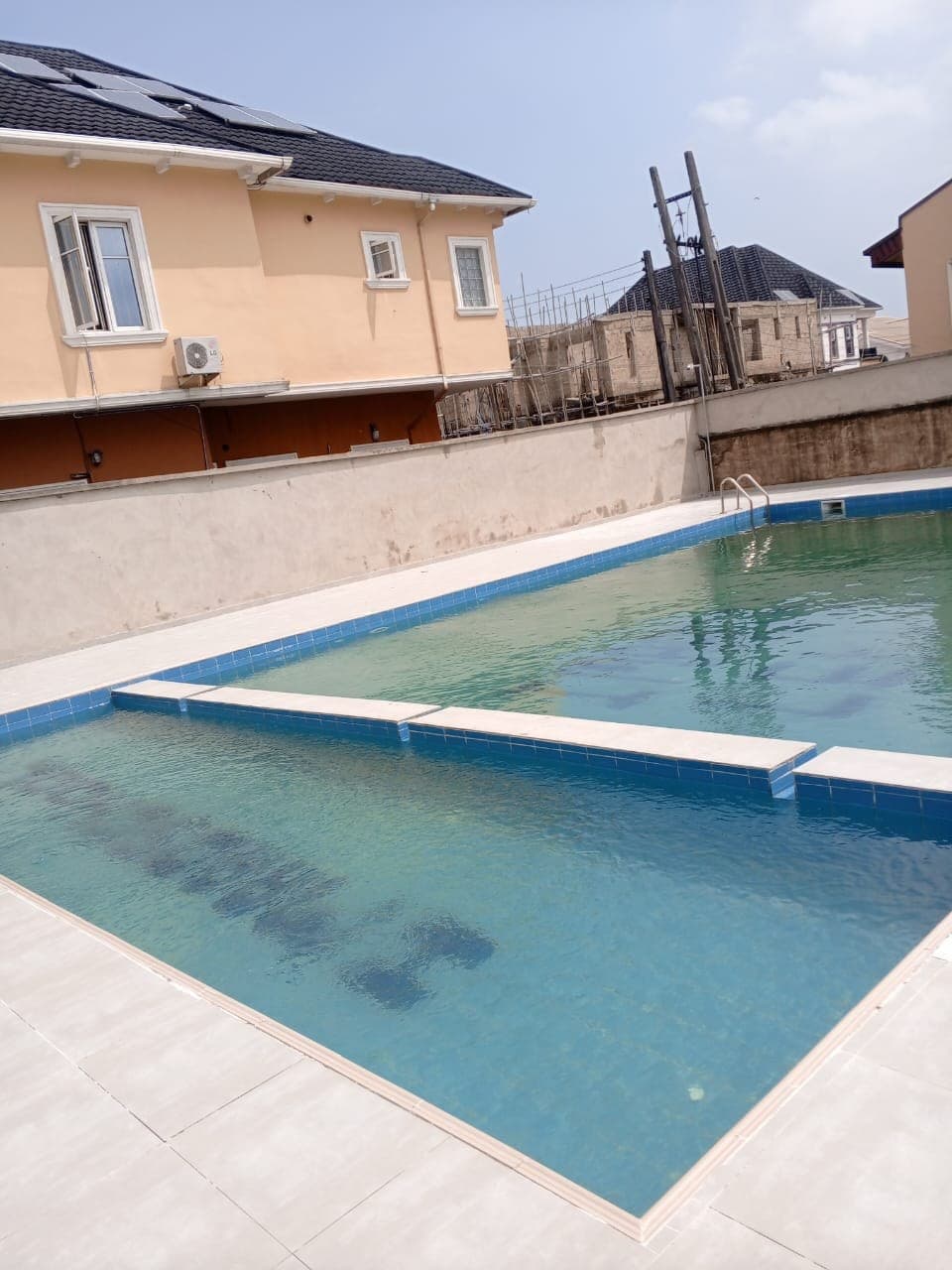 The Courtyard Plunge - custom swimming pool in Ayobo, Lagos State