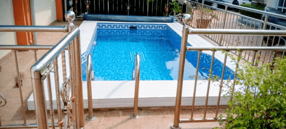 Linear Sanctuary - custom swimming pool in Agungi, Ajah, Lagos